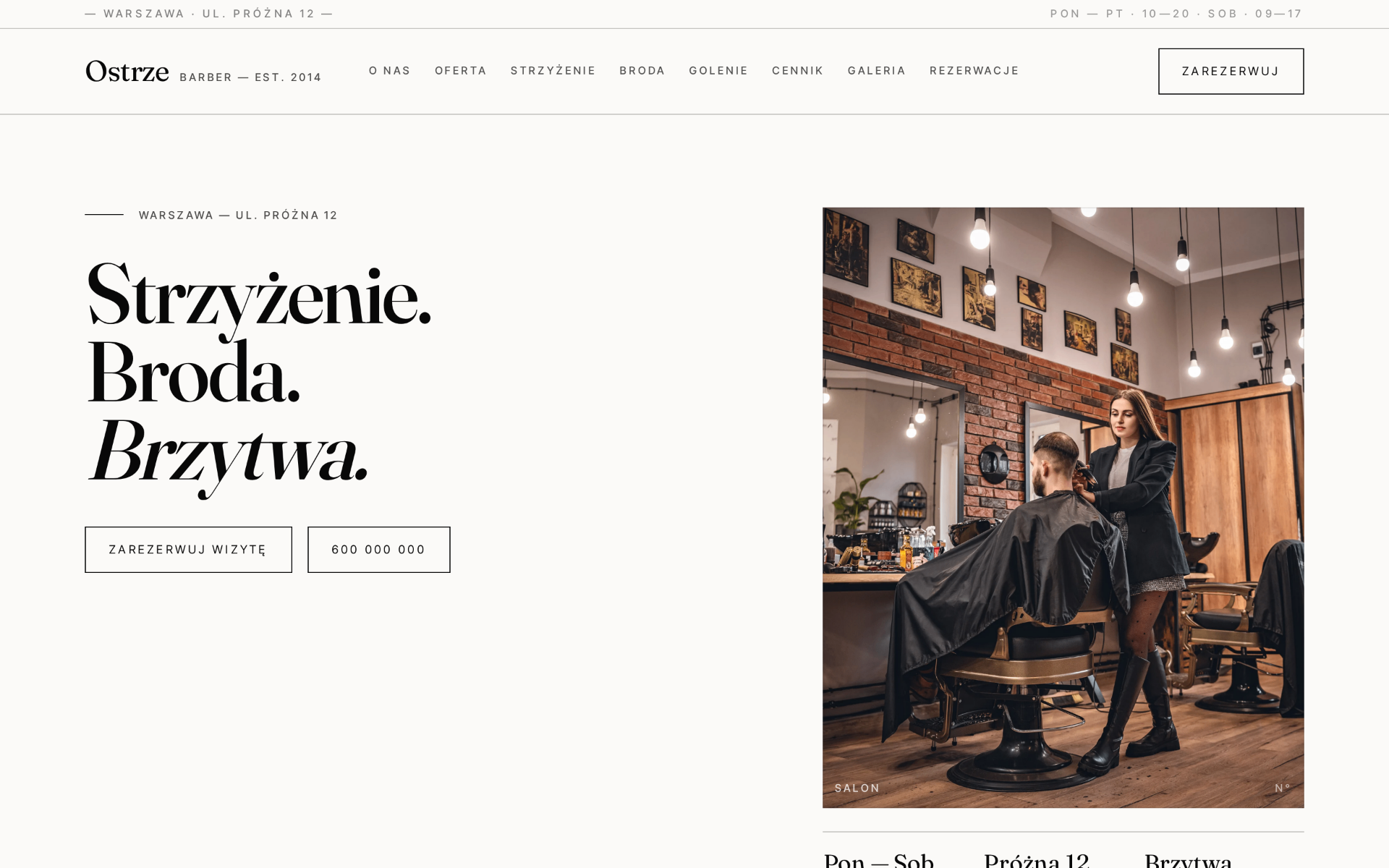 Ostrze Barber